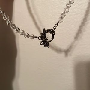 Vintage crystal necklace 🦋